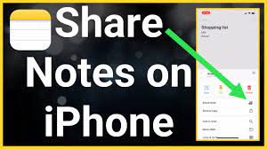 How To Share A Note On Iphone