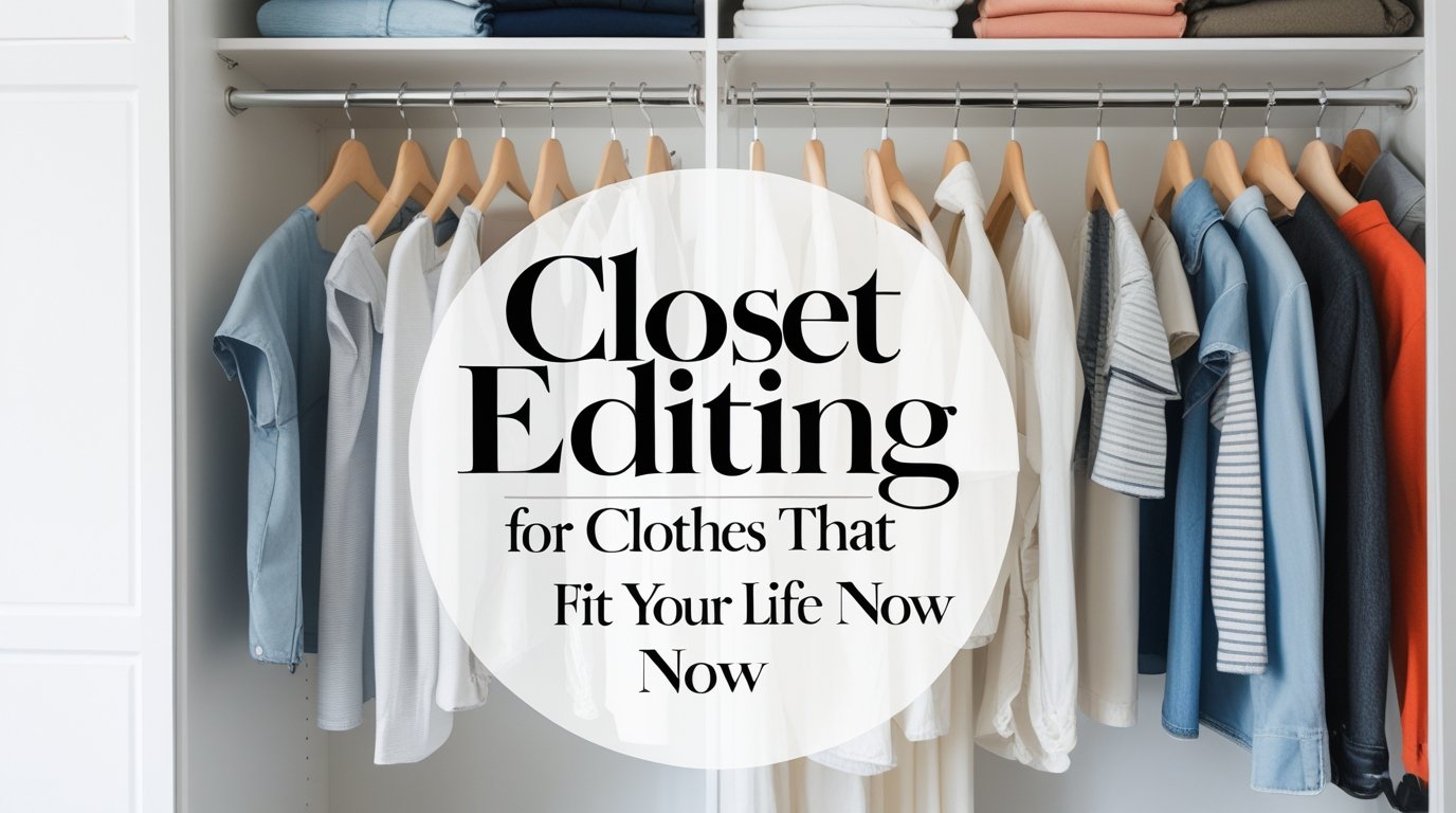 Closet Editing for Clothes That Fit Your Life Now